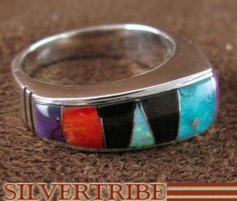Multicolor Jewelry Sterling Silver Ring Size 5-1/2 Jewelry HS35431